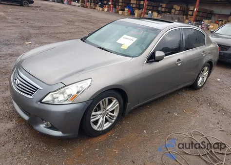 2011 Infiniti G37 Journey from USA, damaged, VIN JN1CV6APXBM510495